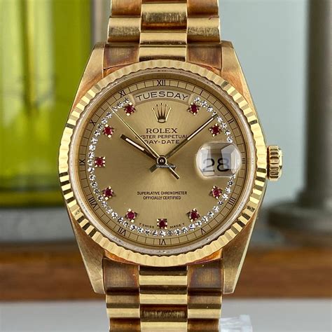 1990 gold rolex